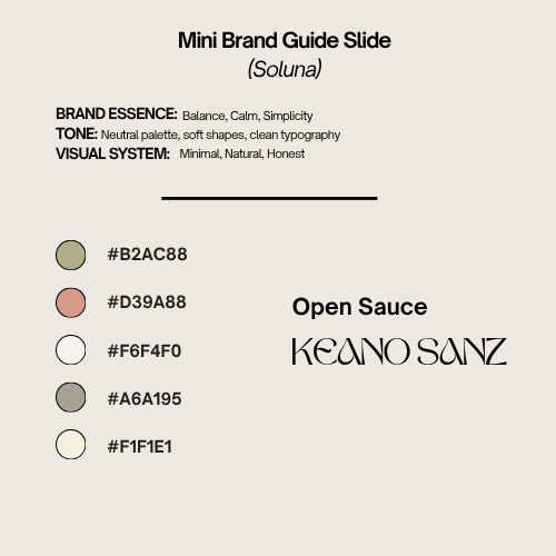 Brand Identity + Brand Kit: Soluna