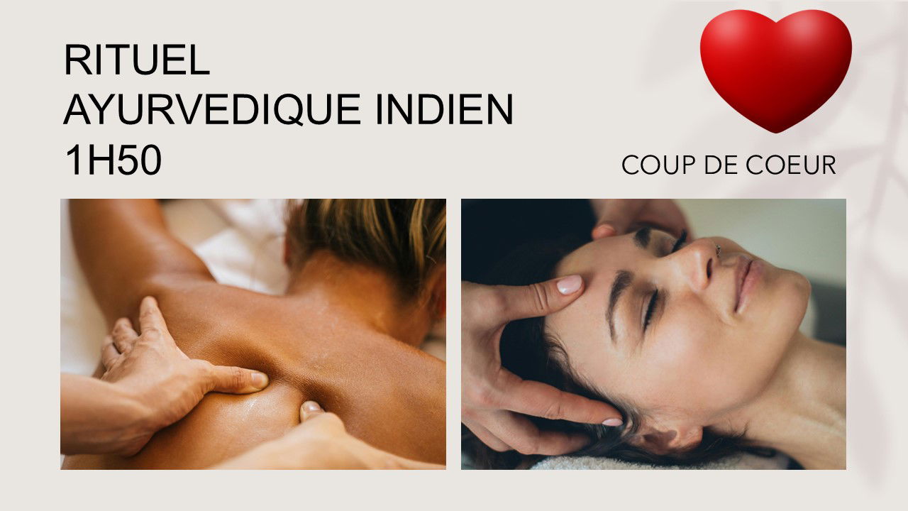 RITUEL AYURVÉDIQUE INDIEN : VOYAGE AU COEUR DE LA TRANQUILITÉ + SERUM ELIXIR + BOITE A BIJOU AVEC COLLIER DE PERLE 1H50