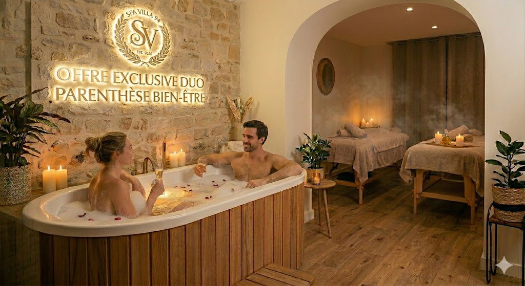 RITUEL COCOONING PREMIUM EN DUO-BALNÉOTHÉRAPIE EN CABINE PRIVÉE 30MN & MASSAGE CALIFORNIEN 60MN - PAUSE GOURMANDE