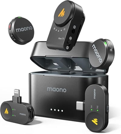 MAONO Wireless Lavalier Microphone: The Ultimate Companion for Video Recording Enthusiasts
