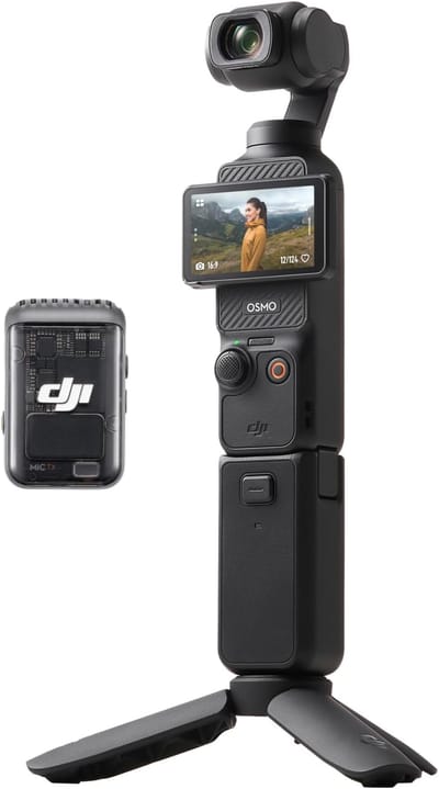 DJI Osmo Pocket 3 Creator Combo – 4K Vlogging Camera with Stabilization & Mic