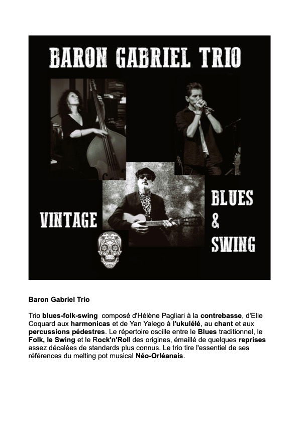 "Baron Gabriel" Trio Blues