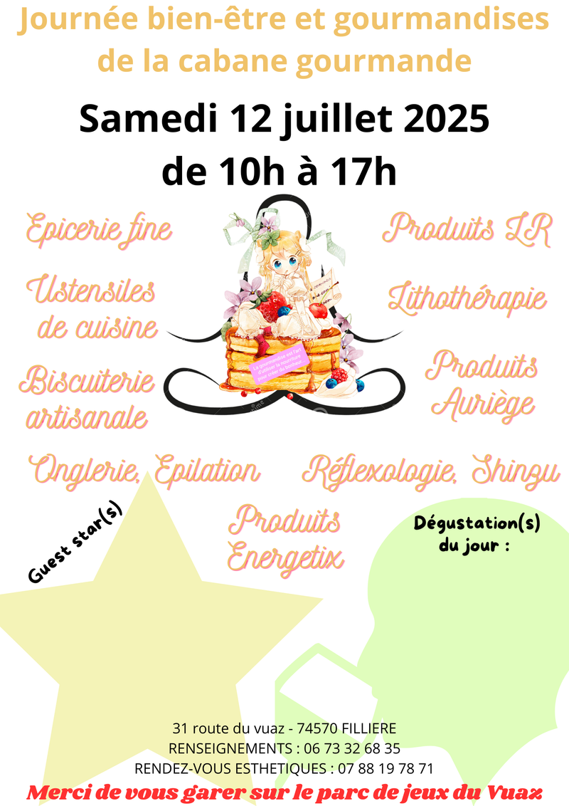 Journée bien être et gourmandises