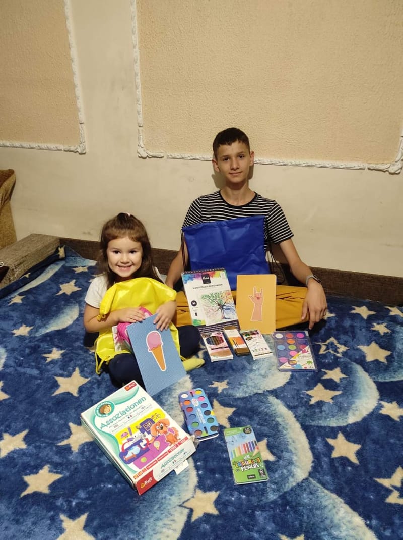 Schoolspullen naar Kherson