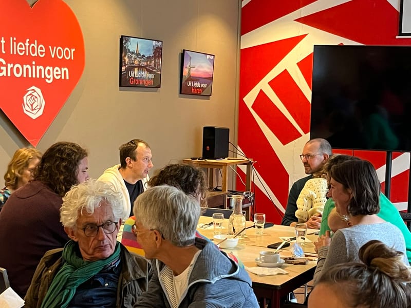 In gesprek met de lokale Groen Links en PvdA afdelingen