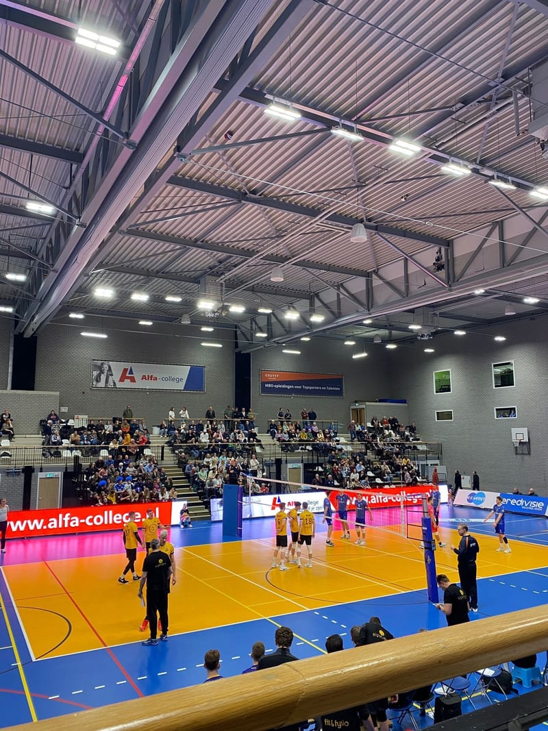 Volleybal wedstrijd