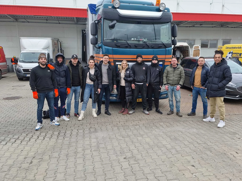 Inzamelactie voor Oekraïeners in Scheemda