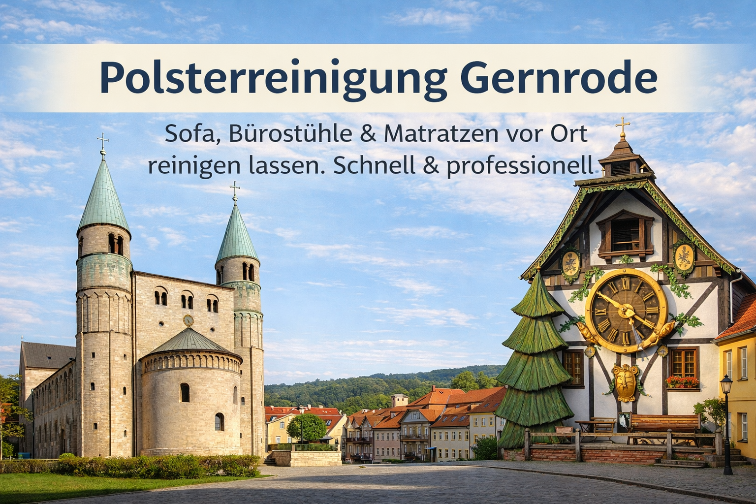 Polsterreinigung Gernrode – gründlich & vor Ort