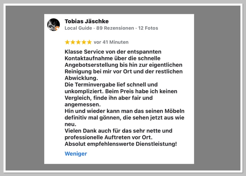 Positive Bewertung 😊✅