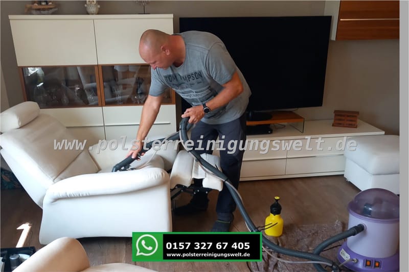 Polsterreinigungswelt Heute in Zedtlitz südlich von Borna unterwegs  🚖