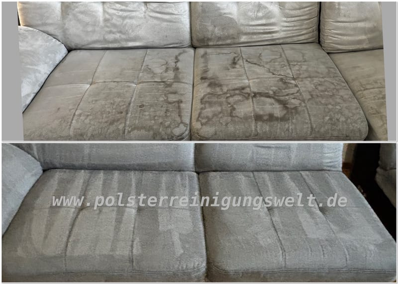 Vorher-Nachher | Polsterreinigungswelt