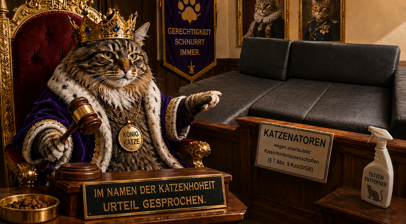 Polsterreinigung Leipzig – Katzenhinterlassenschaften aus Sofa entfernt