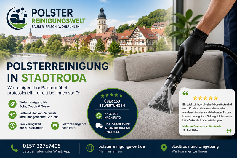 Kundenbewertung: Sofa nach 15 Jahren wieder wunderschön frisch