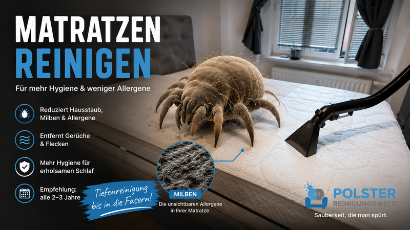 Matratzen reinigen – Für mehr Hygiene und weniger Allergene im Schlafzimmer
