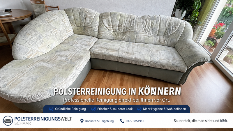 Polsterreinigung in Könnern – gründliche Reinigung direkt beim Kunden