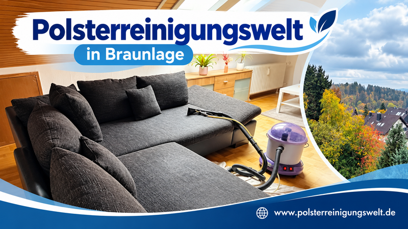 Polsterreinigung in Braunlage – große Eckcouch vor Ort gereinigt