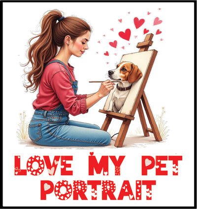 Love My Pet Portrait