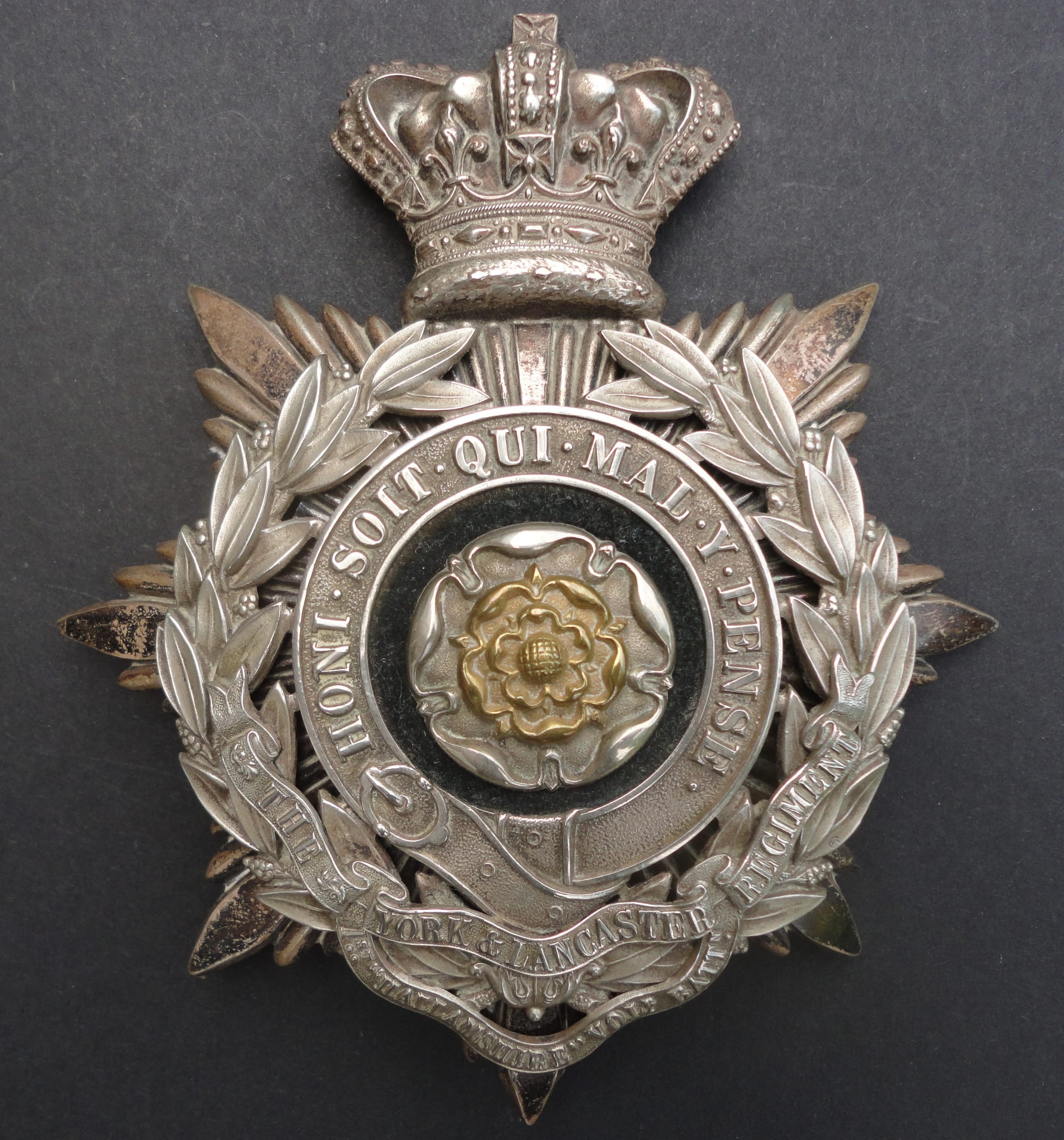 1st (Hallamshire) Volunteer Battalion Officers Helmet Plate 1883-1901