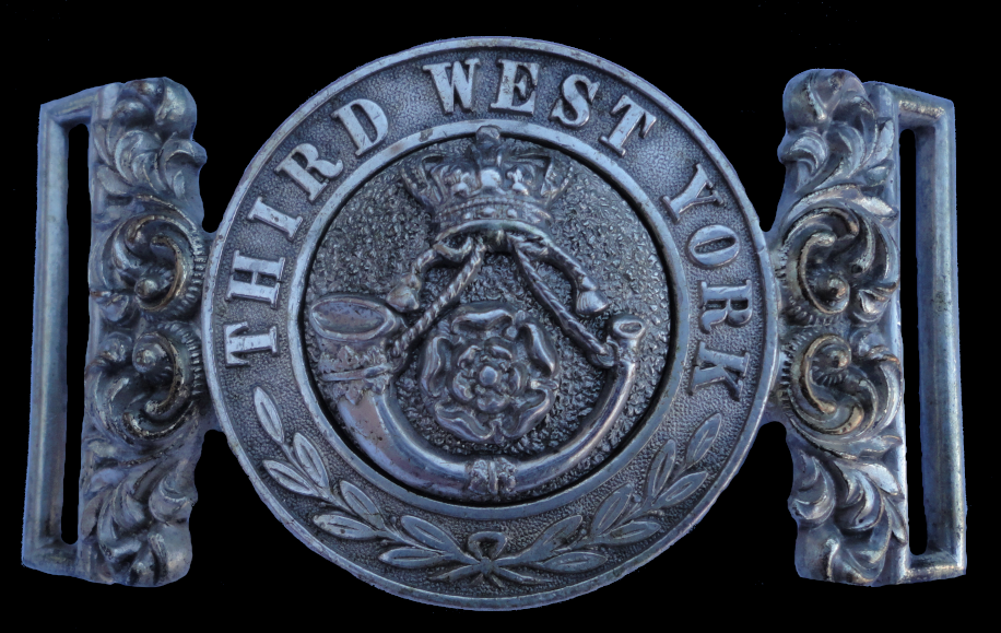 Officers Waist Belt Clasp 3rd West Yorkshire Militia 1857 to 1875
