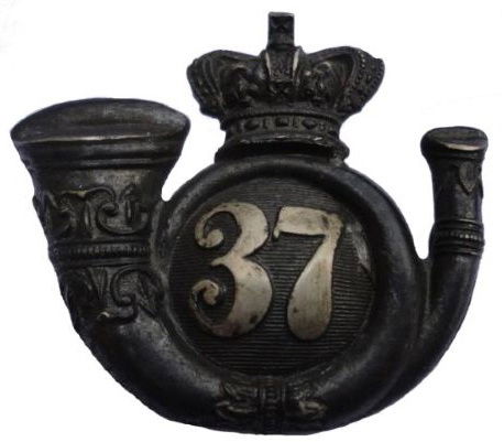 37th Yorkshire (Barnsley) West Riding Rifle Volunteer Corps Glengarry Badge 1875-80