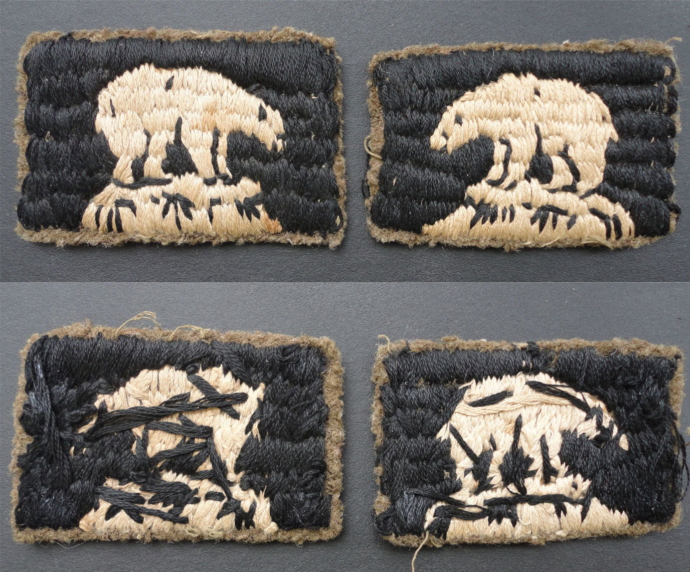 49th Division Hallamshire Battalion Iceland Made Badges