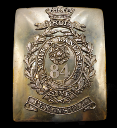 84th of Foot Shoulder Belt Plate worn 1826 to 1830