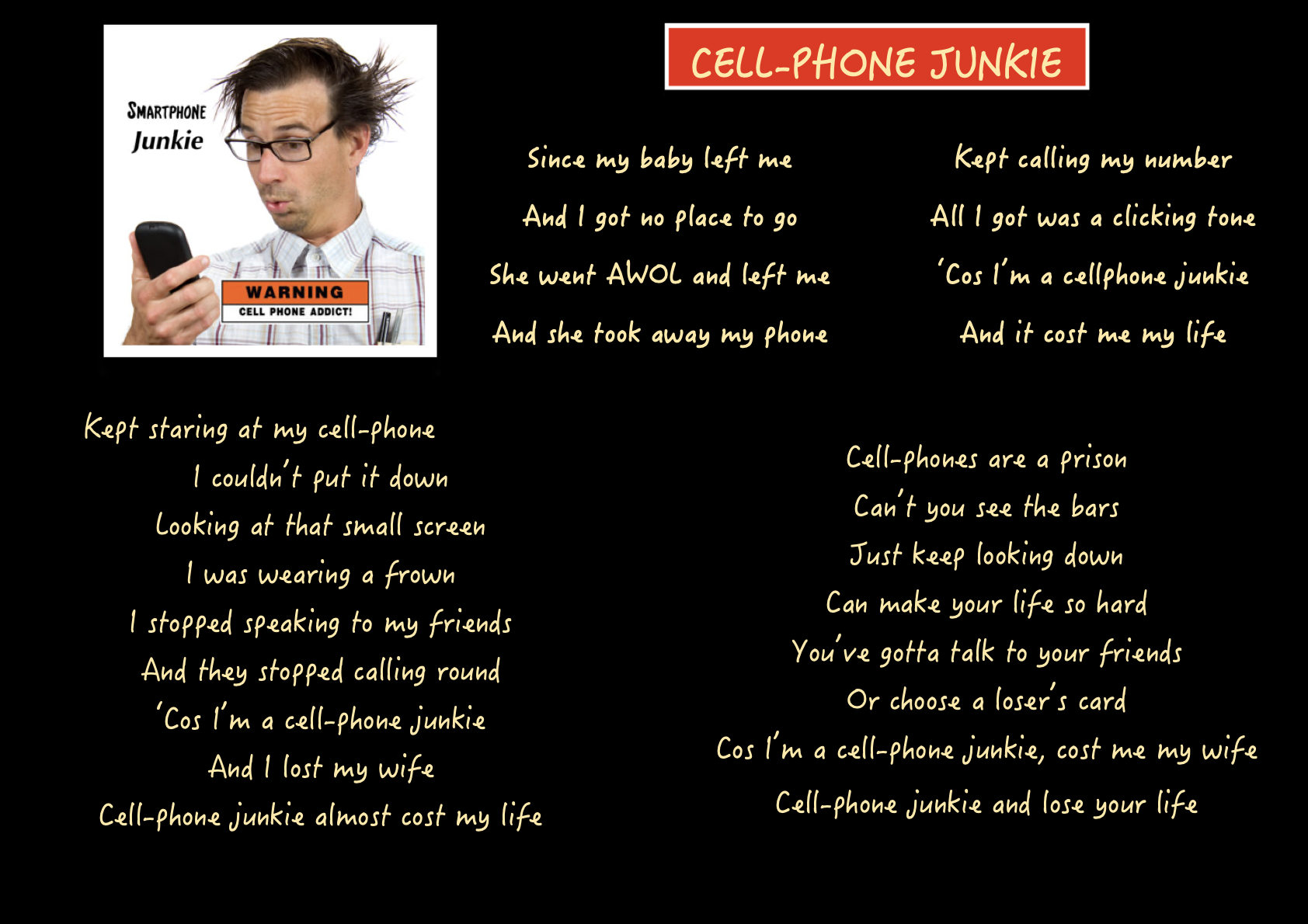 CELL-PHONE JUNKIE - BAND