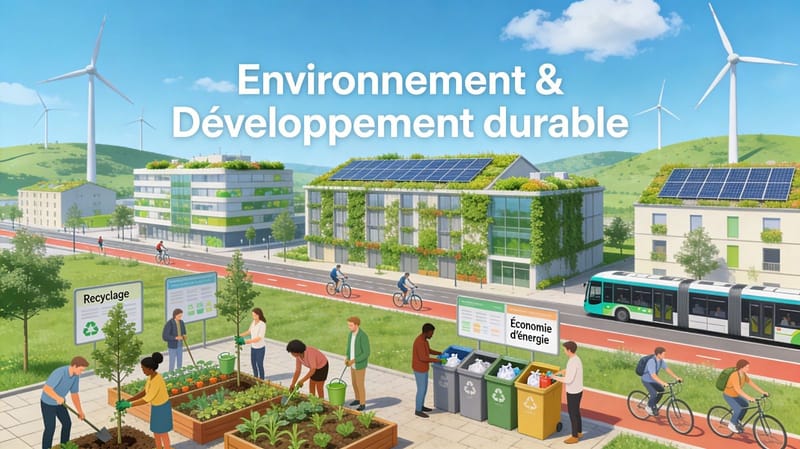 Environnement et développement durable