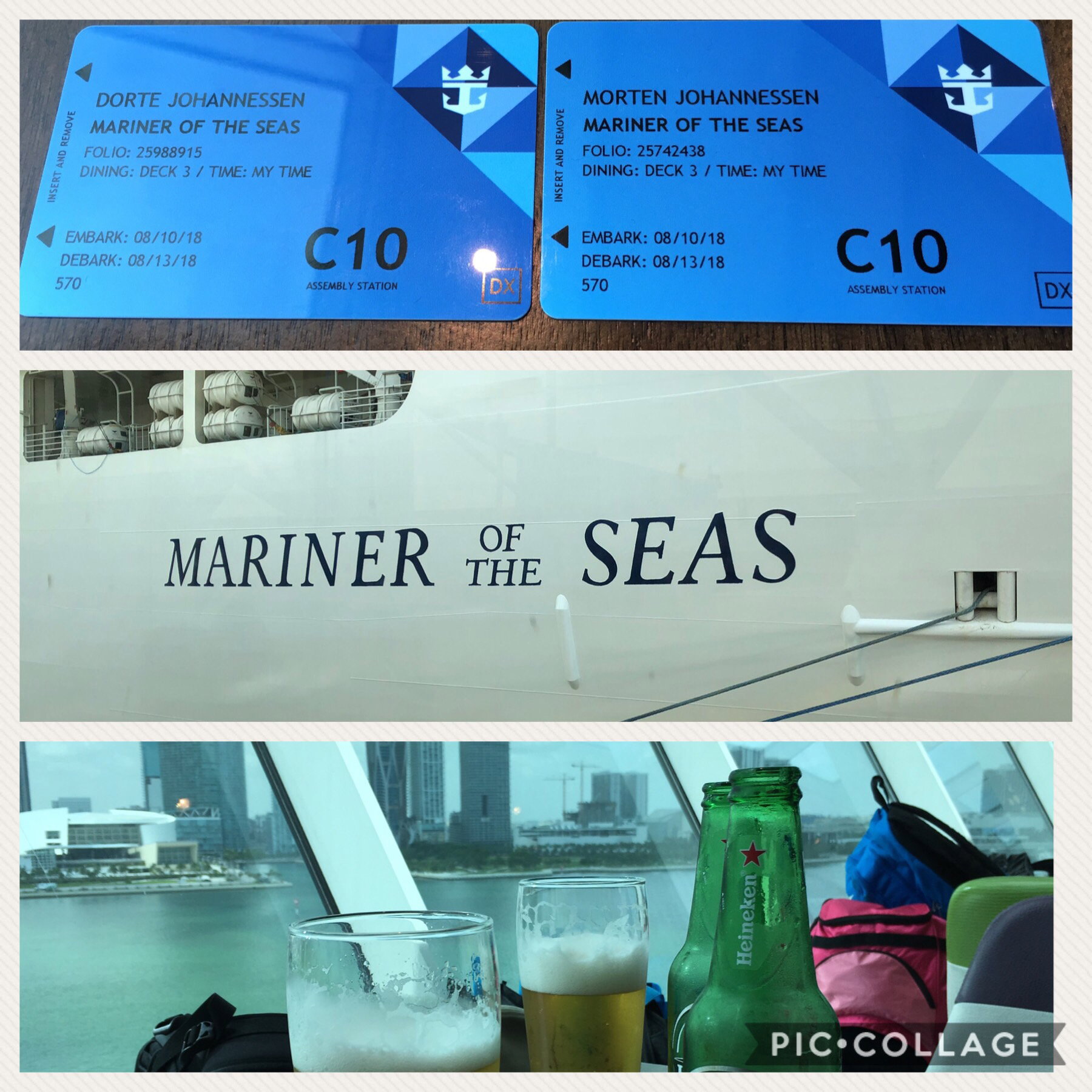 Farvel til Musse og goddag til The Marineer of The Seas