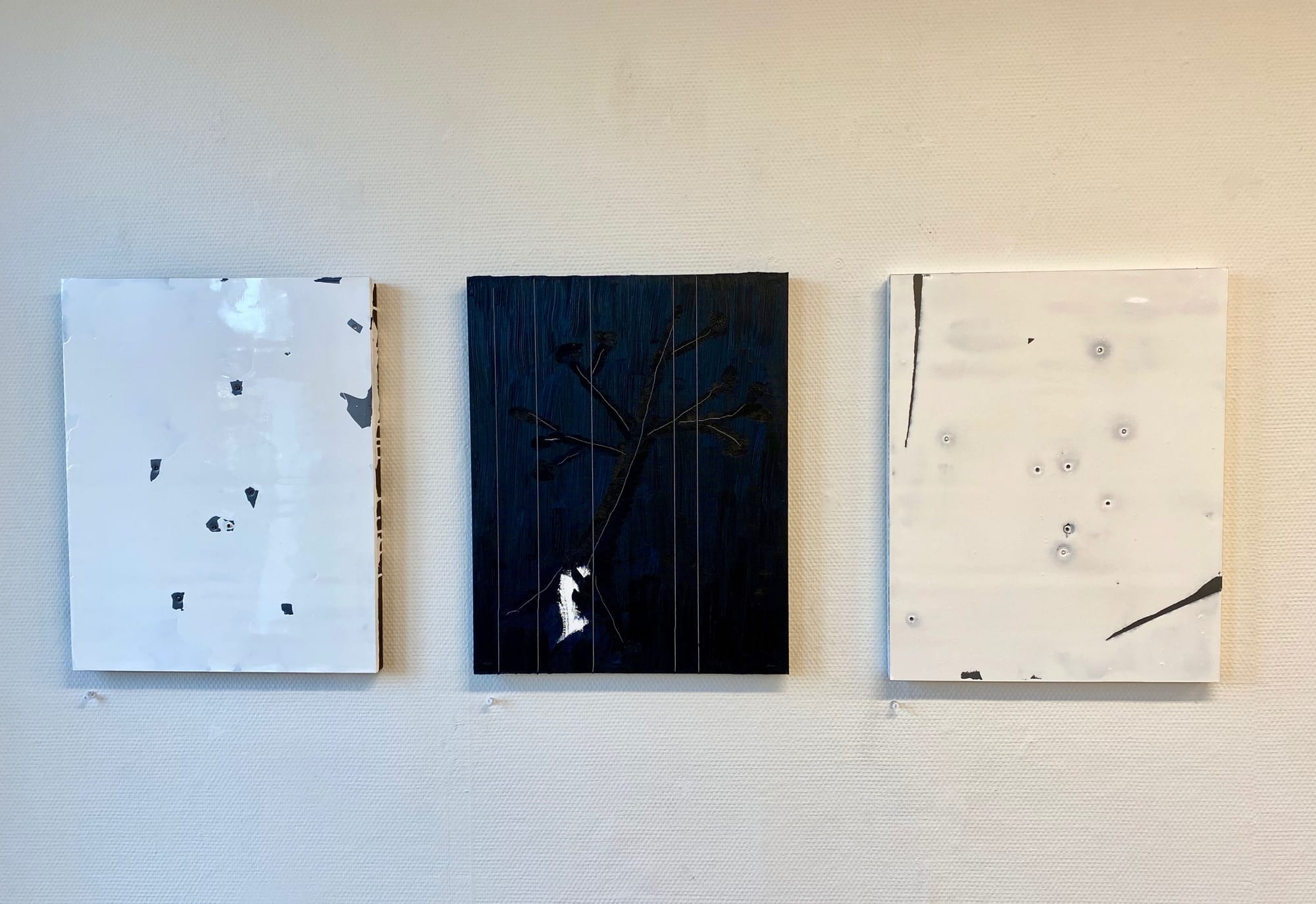 Overzicht expo Galerie Gerritse Middelburg - On the Border 2x Shooting + Joshua Tree. 2025