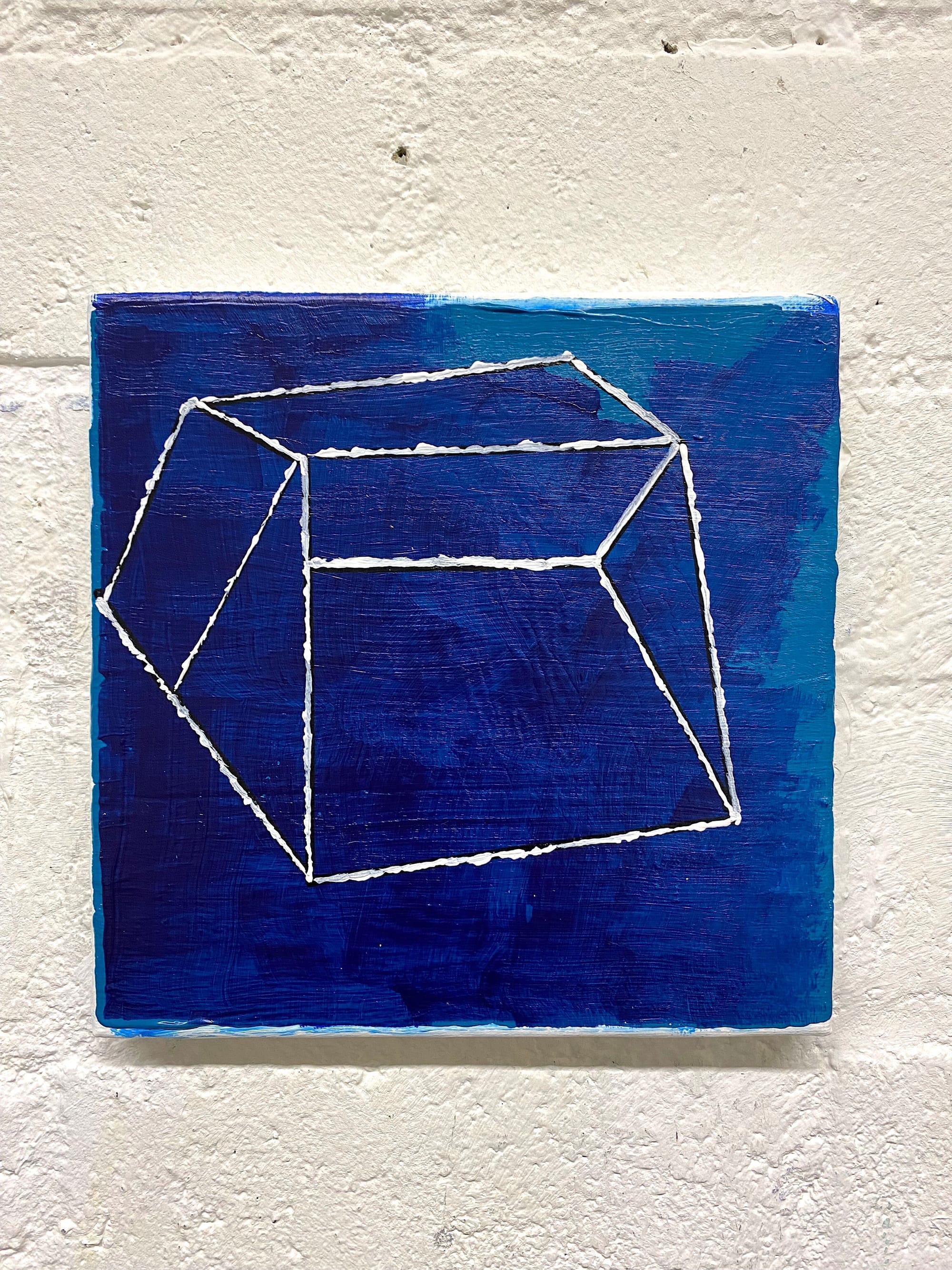 Apparently a House 2026  20x20x2 cm acryl