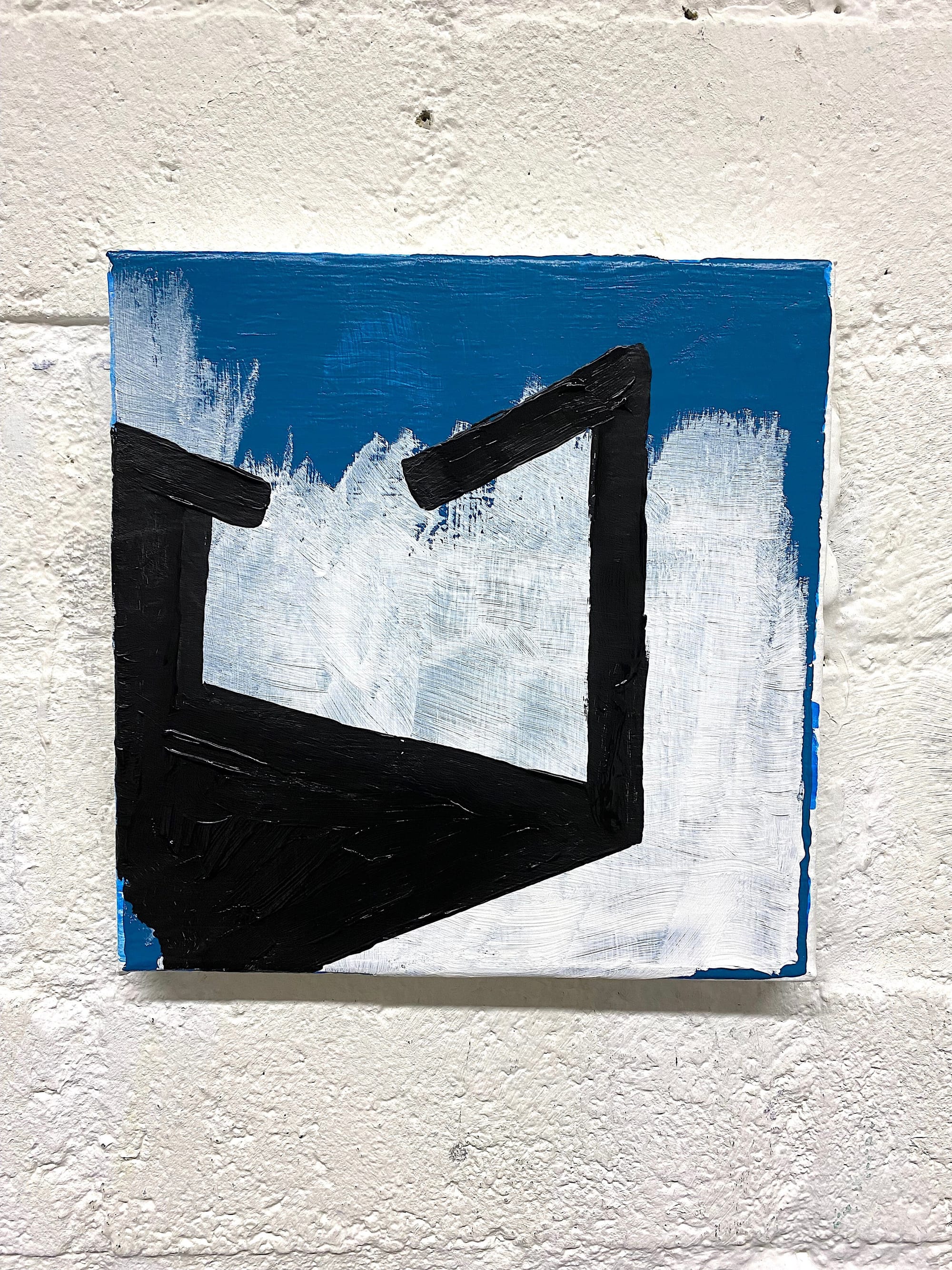 Apparently a House 2026  20x20x2 cm  Acryl