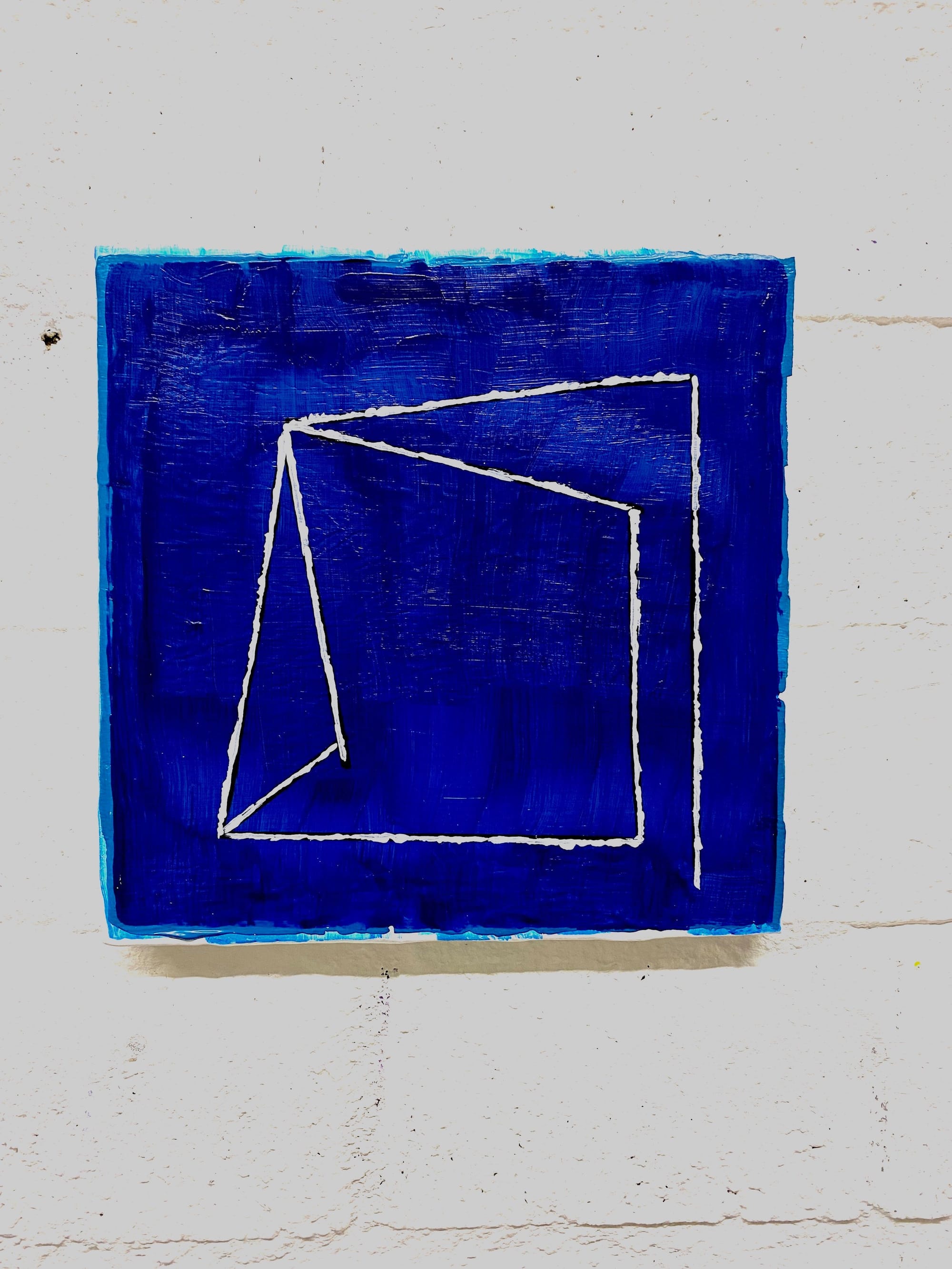 Apparently a House  2026  20x20x2 cm Acryl
