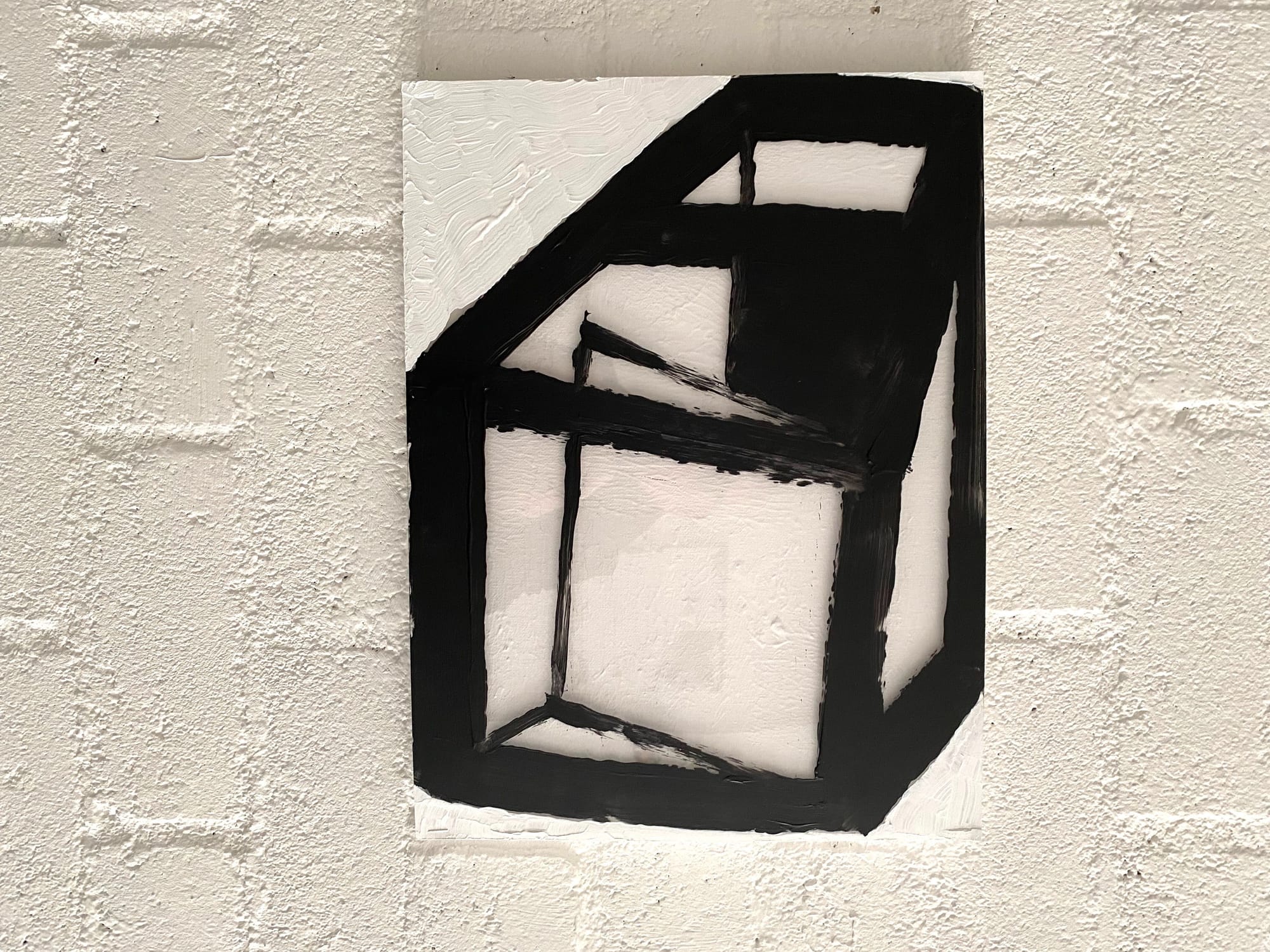 Apparently a House 2026   30x40x3 cm mixed media