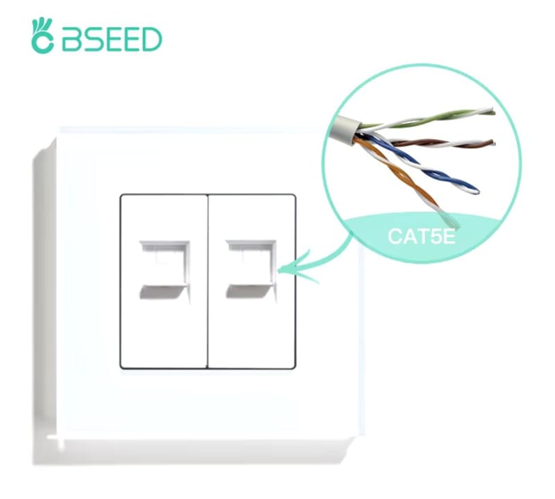 Gniazdko LAN RJ45 2P "BSEED"