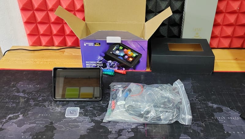 "MotoPlay" Binize 5 CarPlay Do Motocykla Z Funkcją DVR