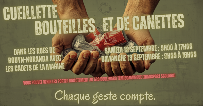 Cueillette de bouteille
