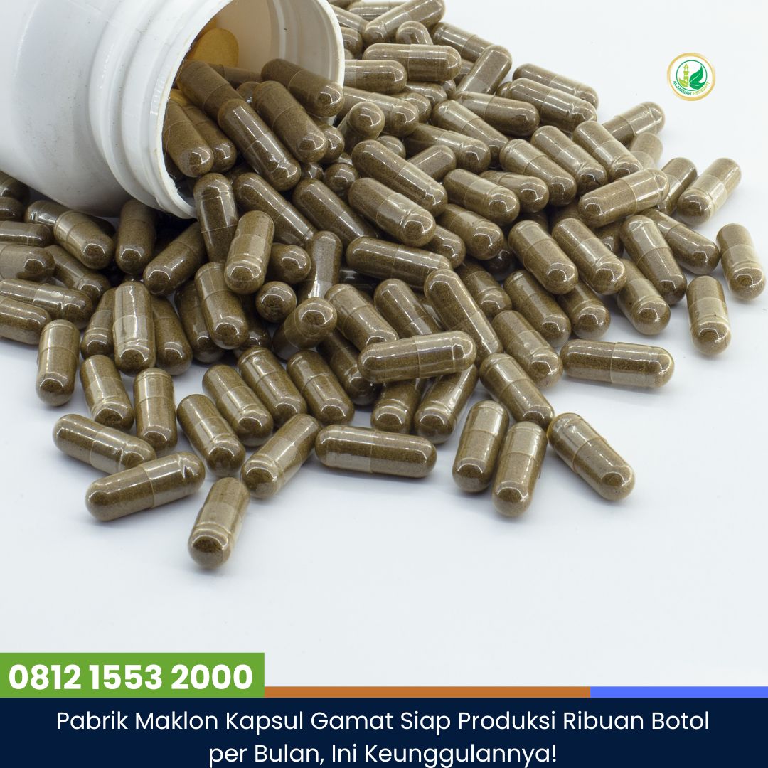 pabrik maklon herbal yang siap membuat ribuat produk gamat setiap bulannya