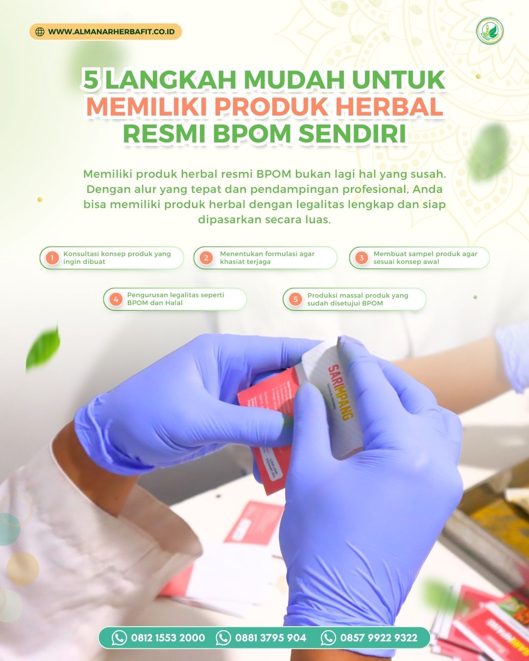 cara membuat produk herbal yang mudah tanpa harus membangun pabrik