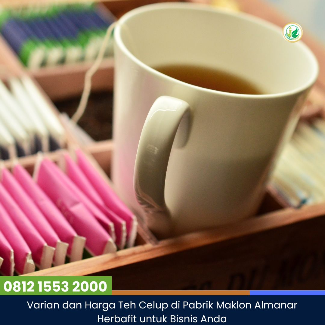 Varian dan Harga Teh Celup di Pabrik Maklon Almanar Herbafit untuk Bisnis Anda