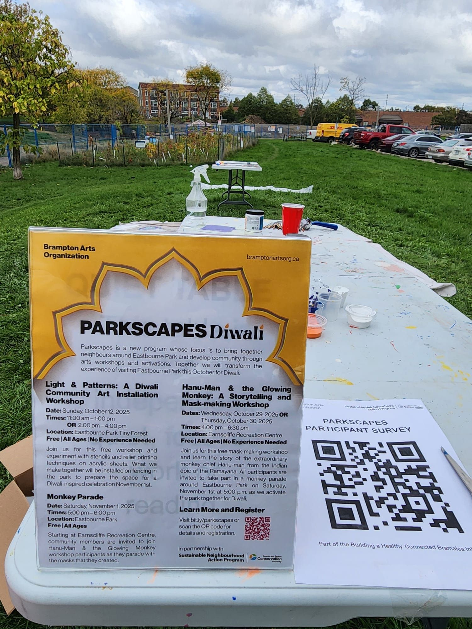 Light and Patterns - A Diwali Community Art installation workshop