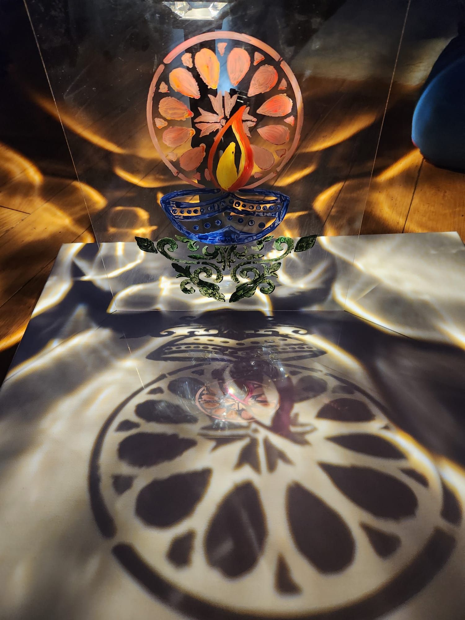 Light and Patterns - A Diwali Community Art installation workshop