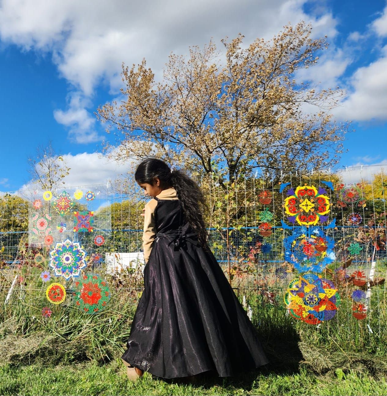 Light and Patterns - A Diwali Community Art installation workshop