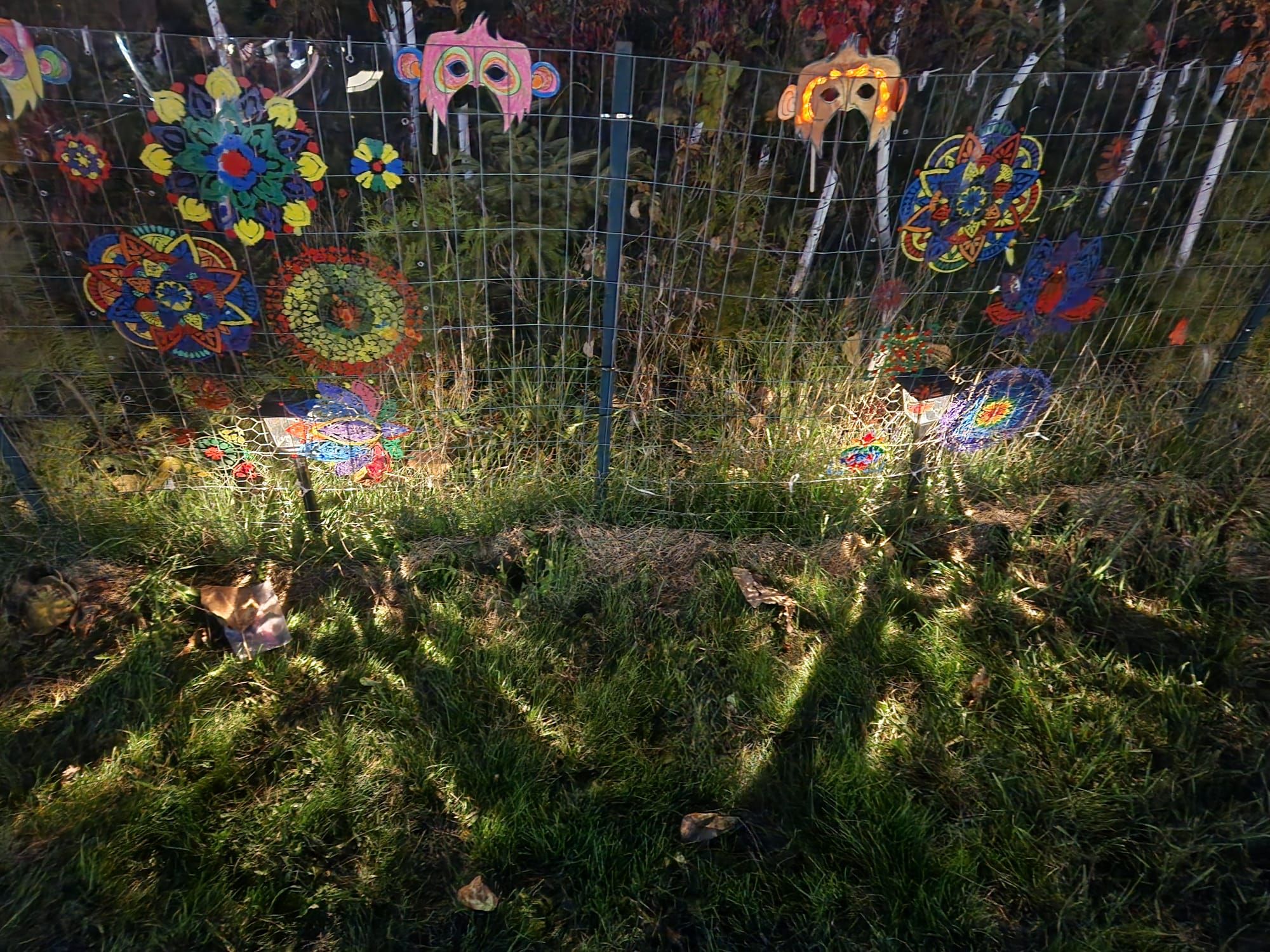 Light and Patterns - A Diwali Community Art installation workshop