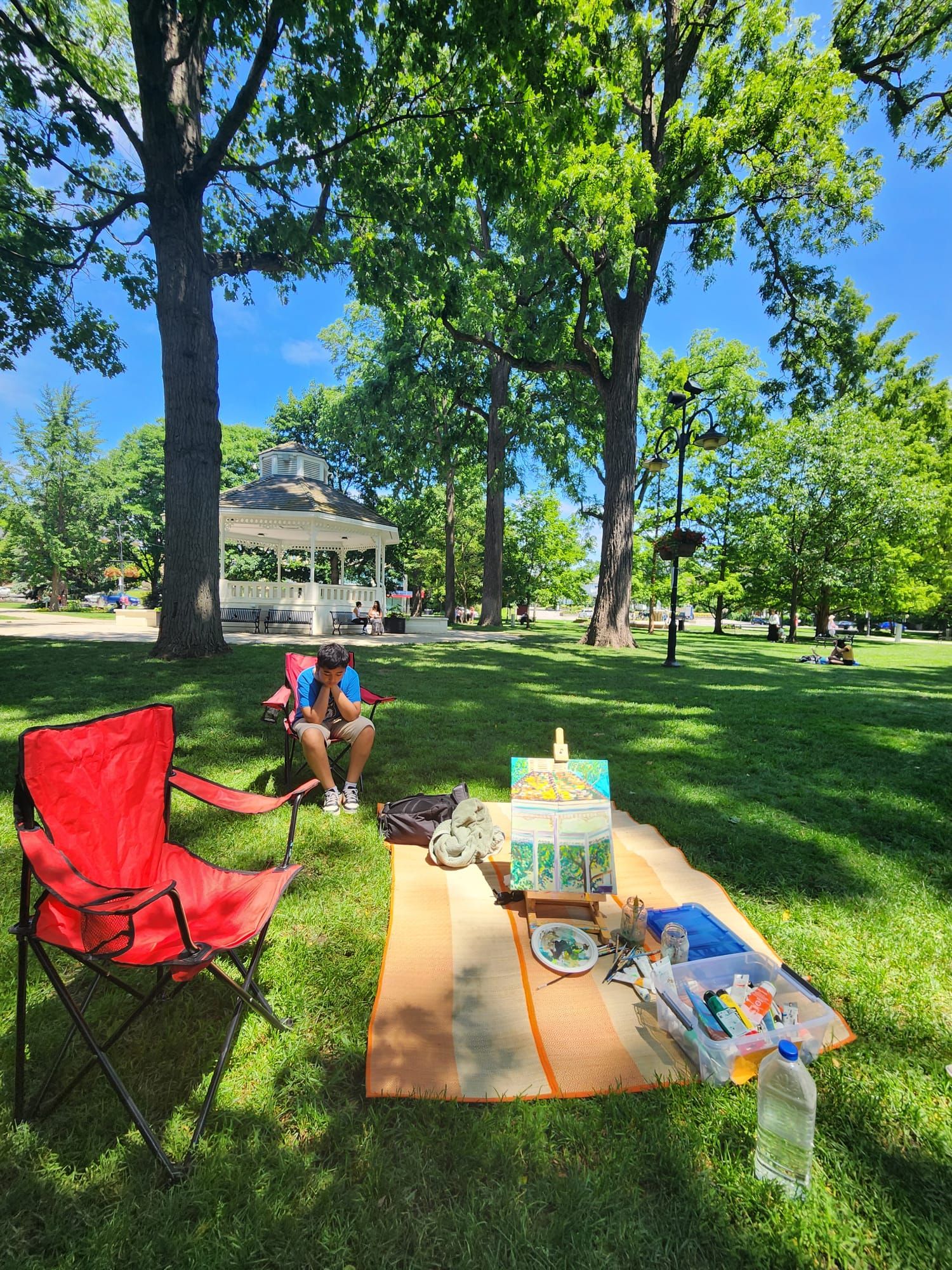 Plain air painting sessions 