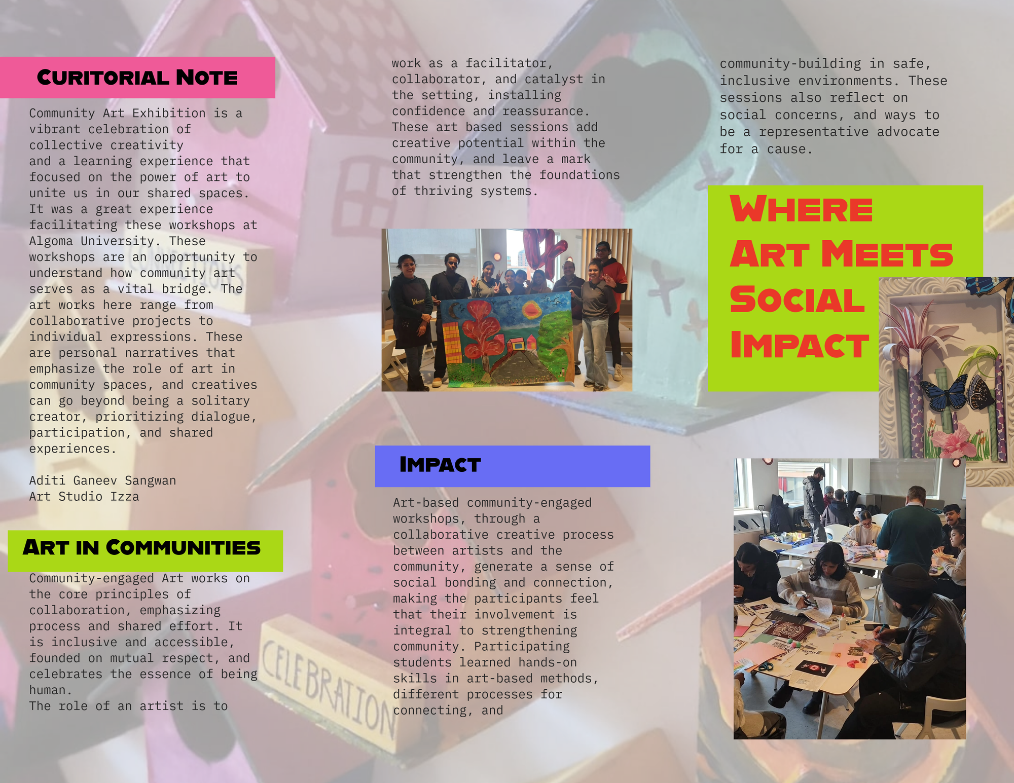 Social impact through Community engagement