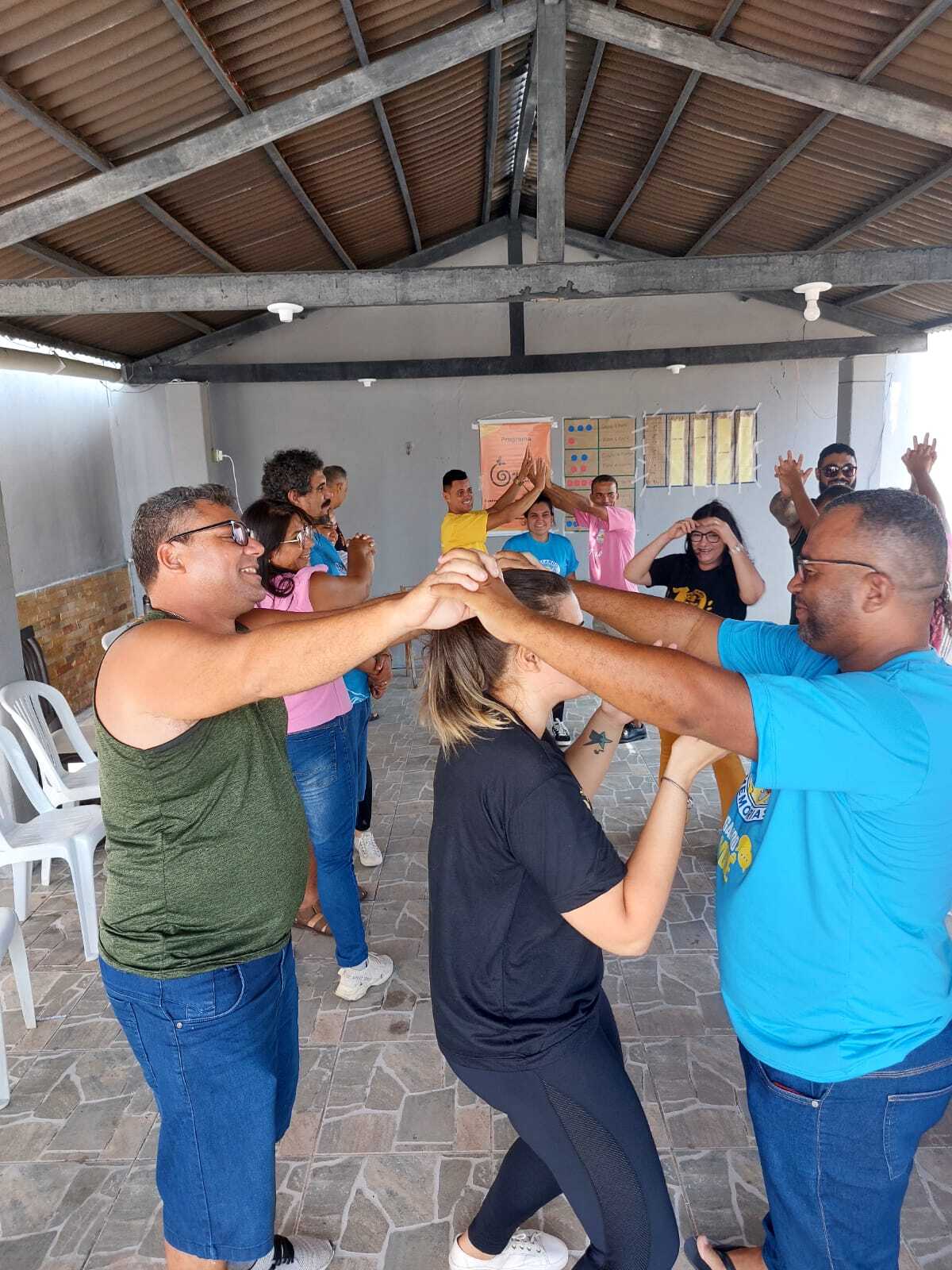 Oficina “Equipes sinérgicas com foco na ação”, com equipe de trabalho e voluntários do programa Pescando Memórias - Jan 2025