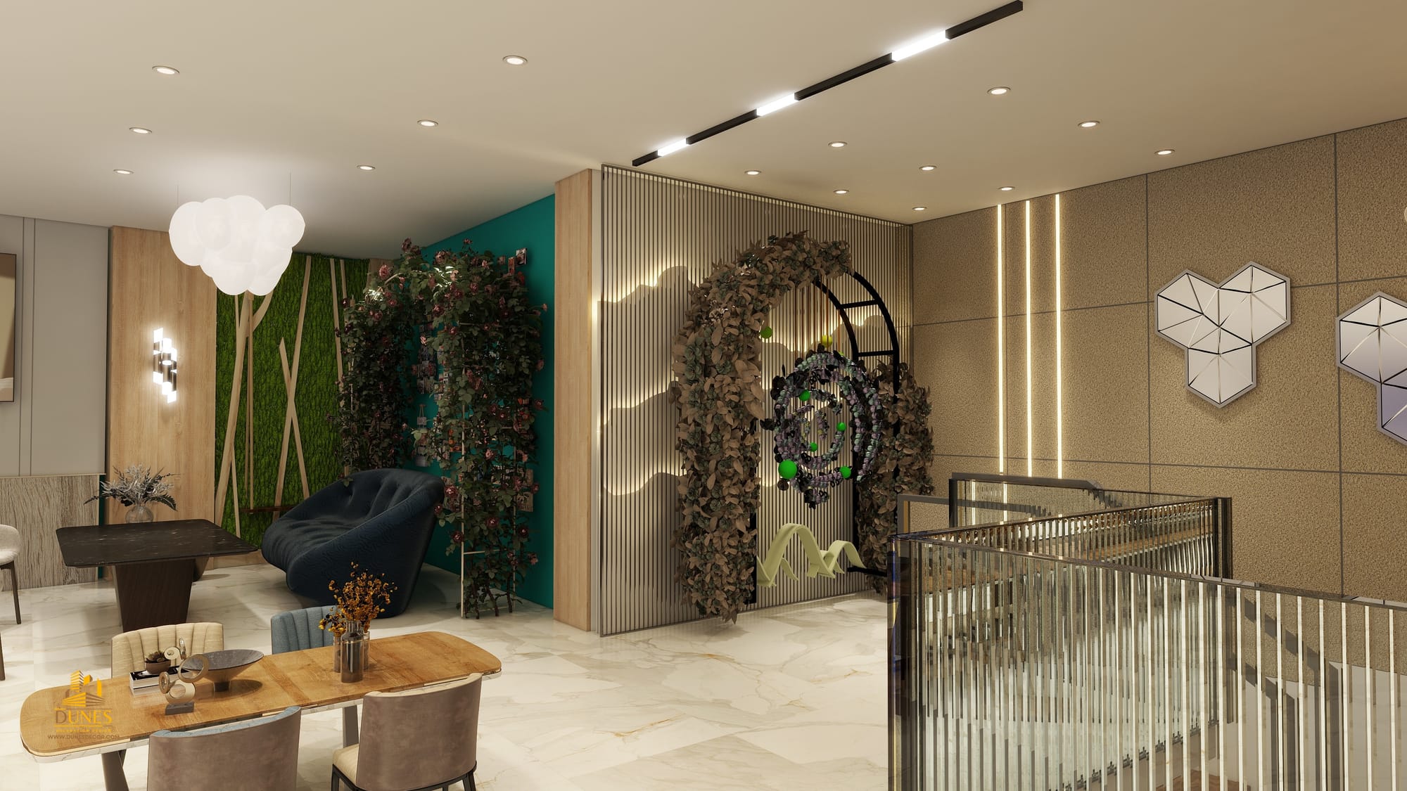 تصميم واشرف اعمال مطعم فيفيان في منطقه اربد