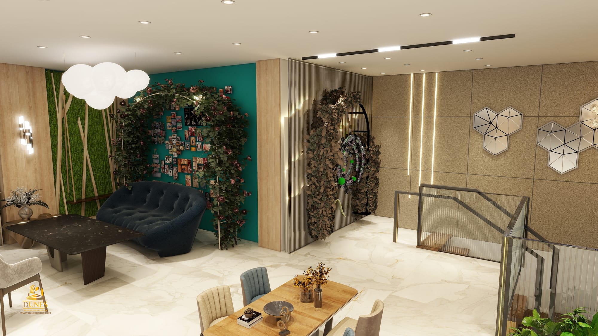 تصميم واشرف اعمال مطعم فيفيان في منطقه اربد