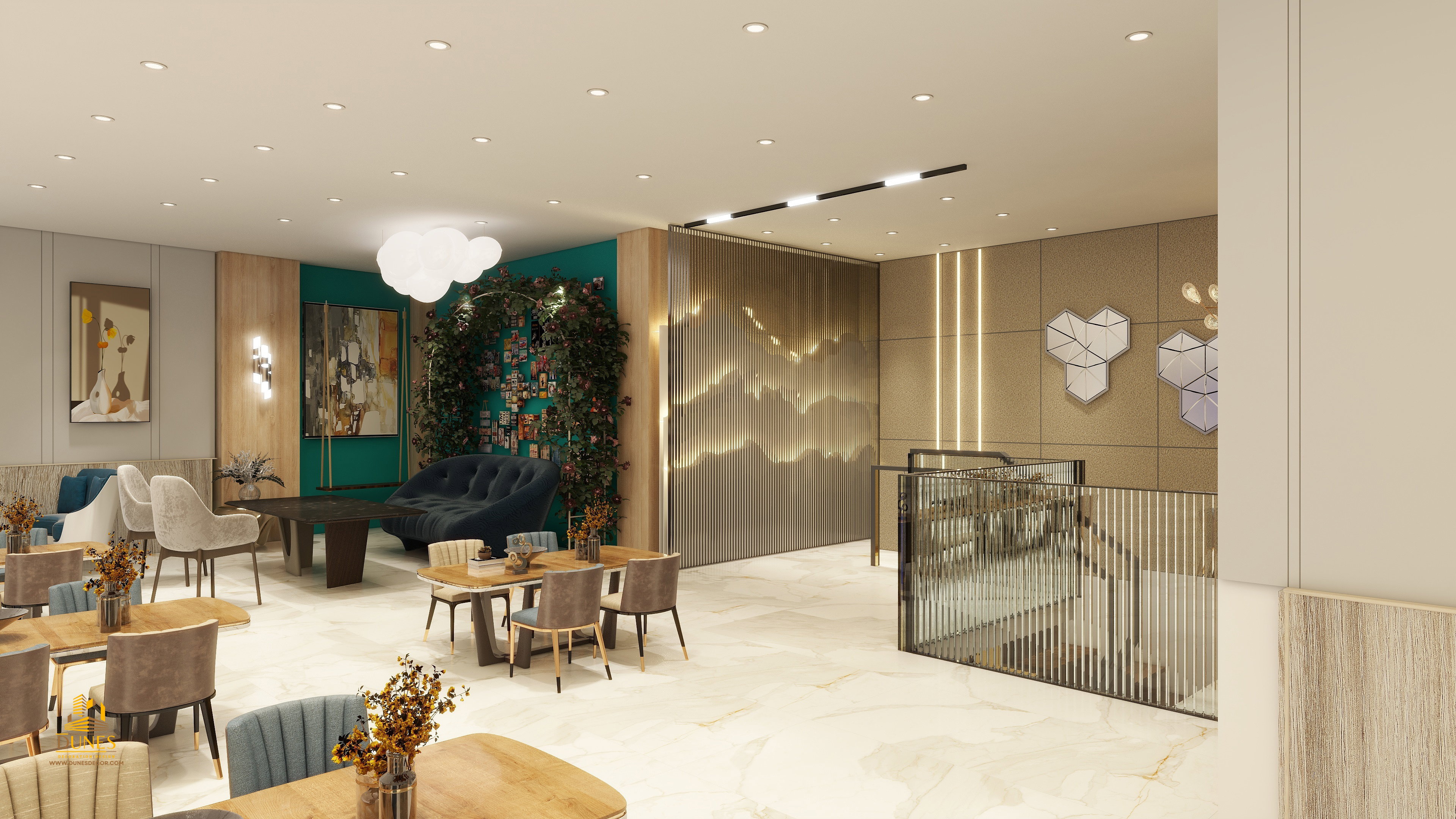 Design and supervision of Vivian Restaurant in Irbid